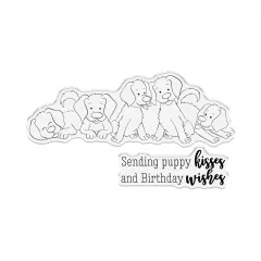 Stamp and Die Set - Character Embellish - Puppies