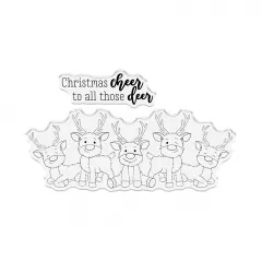 Stamp and Die Set - Character Embellish - Reindeers