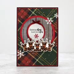 Stamp and Die Set - Character Embellish - Reindeers