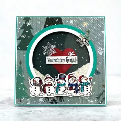 Stamp and Die Set - Character Embellish - Snowmen