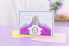 Stamp, Die and Stencil Set - Staircase Scene