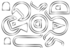 Large Stencil & Die Set - Large Alphabet