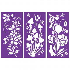 Multi-Use Patterned Stencils - Spring Fairy - Meadow Flora