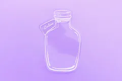 Stickers - Flower Press - Transparent Vase & Jar