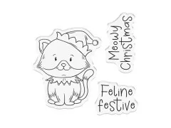Clear Stamps - Whimsical Stamps - Feline Festive