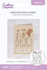 Clear Stamps - Flower Press - Jars, Bottles & Vases