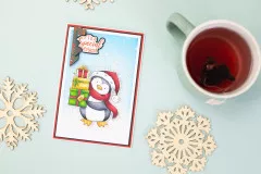 Clear Stamps - Cute Christmas Characters - Special Penguin