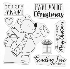 Clear Stamps - Cute Christmas Characters - You Are Pawsome