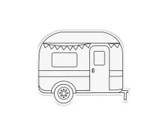 Clear Stamp & Cutting Die - The Great Outdoors - Adventure Awaits