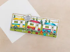 Clear Stamp & Cutting Die - The Great Outdoors - Adventure Awaits