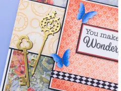 Metal Die - Create-a-Card Dies - Tales of Wonderland - Ornate Keys