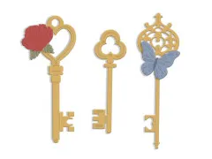 Metal Die - Create-a-Card Dies - Tales of Wonderland - Ornate Keys