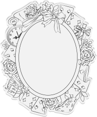 Clear Stamp & Cutting Die - Tales of Wonderland - Elegant Frame