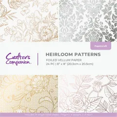 Heirloom Patterns - 8x8 Vellum Pad