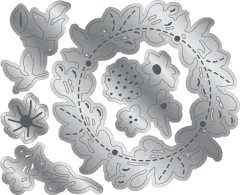 Metal Die - Wildwood Whismy - Foliage Wreath