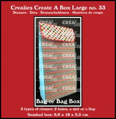 CREAlies Create A Box - No. 33 - Large Bag / Box for Gifts and Advent