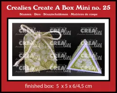 CREAlies Create A Box - No. 25 - mini dreieckige Box