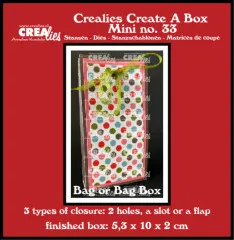 CREAlies Create A Box - No. 33 - Mini Bag / Box for Gifts and Advent