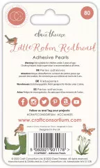 Adhesive Enamel Dots - Little Robin Redbreast