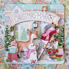 3D Decoupage Set - Christmas Market