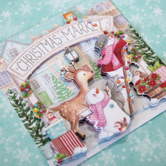 3D Decoupage Set - Christmas Market