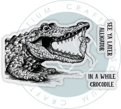 Clear Stamps - Oliver's Adventures - In a While Crocodile