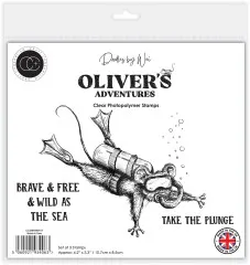 Clear Stamps - Oliver's Adventures - Brave & Free