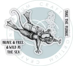 Clear Stamps - Oliver's Adventures - Brave & Free
