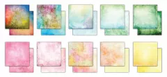 Essential Craft Papers - 8x8 Paper Pad - Grunge Light Tones