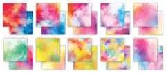 Essential Craft Papers - 6x6 Paper Pad - Pigment Infusions