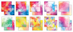 Essential Craft Papers - 8x8 Paper Pad - Pigment Infusions