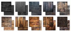 Essential Craft Papers - 6x6 Paper Pad - Scorched Wood