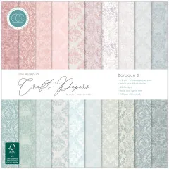 Essential Craft Papers - 12x12 Paper Pad - Baroque 2