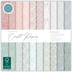 Essential Craft Papers - 6x6 Paper Pad - Baroque 2