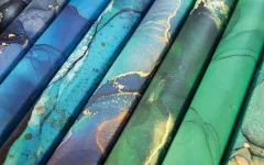 Essential Craft Papers - 12x12 Paper Pad - Ink Drops Ocean 2