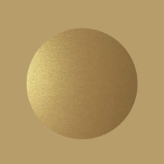 Nahaufnahme der schimmernden Perlmutt-Textur in Gold