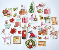 Chipboard Ephemera - Christmas Market