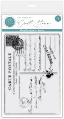 Clear Stamps - The Collector - Old Postcard