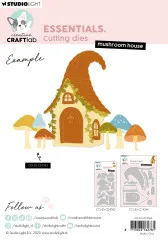 Studio Light - Cutting Dies - Essentials Nr. 1044 - Mushroom House