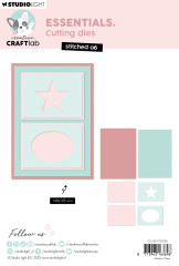 Studio Light - Cutting Dies - Essentials - Stitched A6