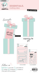 Studio Light - Cutting Dies - Essentials - Giftcard Holder