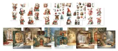 Studio Light - 8x8 Collage Paper Pad - Classic Christmas