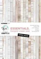 Studio Light - A5 Designer Paper Pad - Friendz - White Wood