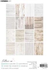 Studio Light - A5 Designer Paper Pad - Friendz - White Wood