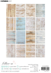 Studio Light - A5 Designer Paper Pad - Friendz - Shabby Wood