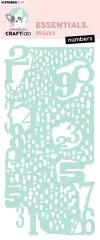 Studio Light - Masks / Stencils - Essentials Mask Nr. 408 - Numbers
