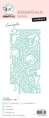 Studio Light - Masks / Stencils - Essentials Mask Nr. 408 - Numbers