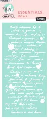 Studio Light - Masks / Stencils - Essentials Mask Nr. 411 - Script