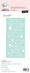Studio Light - Masks / Stencils - Essentials Mask Nr. 411 - Script