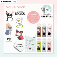 Studio Light Value Pack - Clear Stamp Set + Twin Tip Markers